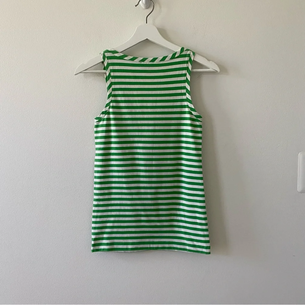 Kate Spade Women’s Green Striped Tank Top